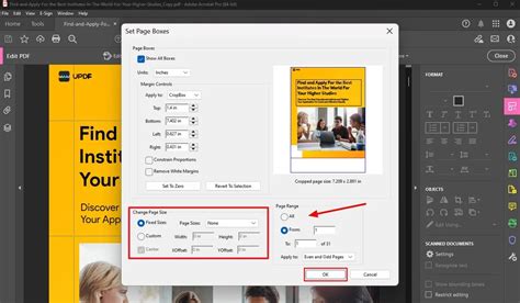 increase page size adobe acrobat.